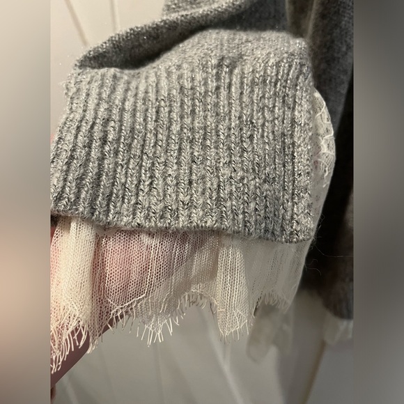 Michael Studio Collection for Addition Elle Knit Sweater with Lace details - Picture 5 of 7